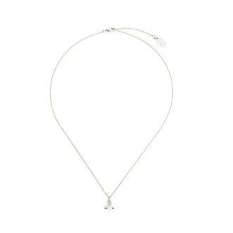 Vivienne Westwood Necklaces, female, Gray, Size: ONE SIZE Orb Pendant Necklace