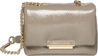 A|X Armani Exchange Logo Schoudertas - Dames - Schoudertassen - Bruin - ONE Size - Tassen