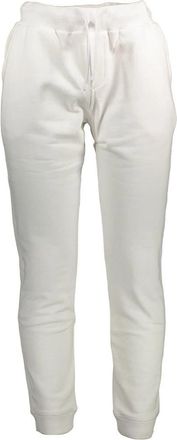 North Sails Witte katoenen sportbroek met elastische taille - Heren - Sweatpants - Wit - XL - Katoen - Broeken