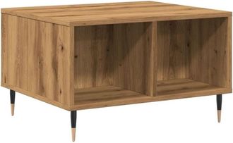 vidaXL Vidaxl - Coffee Table Artisan Oak 60x50x36.5 cm Engineered Wood