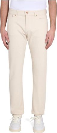 Aspesi Jeans In Denim - Heren - Slim Fit Jeans - Roze - W35 - Denim - Jeans