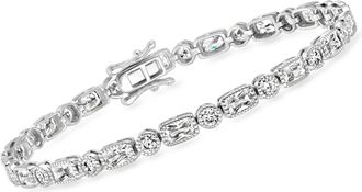 Ross-Simons CZ Bracelet in Sterling Silver