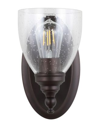 Jonathan Y Designs Marais 5.5in Metal Glass LED Wall Sconce