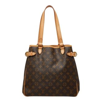 Louis Vuitton Brown Pvc Leather Shoulder Bag Tote Bag (Pre-Owned)