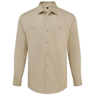 Premier Unisex Utility 2.0 Service Shirt voor volwassenen (Blijf Khaki)