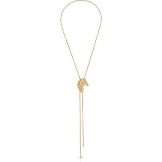 Ettika Stallion Lariat Necklace in Gold at Nordstrom