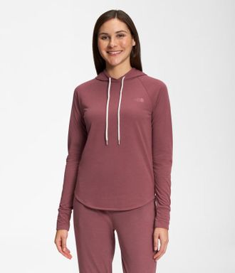 The North Face NF0A7W6R4 Hoodie Women Purple Westbrae Knit Pullover SGN1636