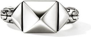 John Hardy Icon Stud Ring in Silver at Nordstrom, Size 6