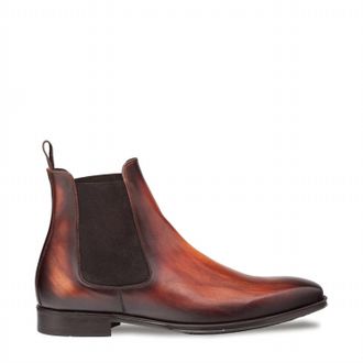 Mezlan Mens Cervantes Chelsea Boot In Cognac