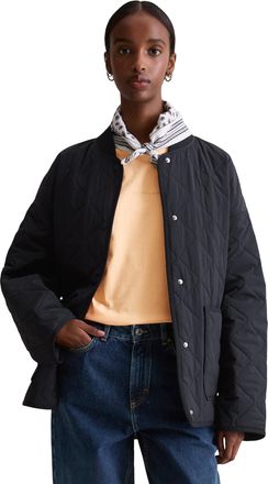 Marc O'Polo Denim Steppjacke MARC OPOLO DENIM regular fit aus recyceltem Nylon, Damen, Gr. XL, blau depths, Obermaterial: 100% Polyamid, regular fit normal, Jacken Step