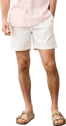 Marine Layer Saturday Beach Shorts in White at Nordstrom, Size X-Large