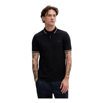 Fred Perry Tops, Heren, Blauw, L, Polo Shirts