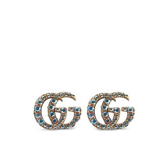 Gucci Double G Crystal-embellished Earrings
