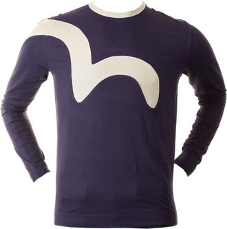 Evisu Ink Early Original Genuine Rare Insert Logo EV1214 J104 t Shirt EVIS0029 Blue