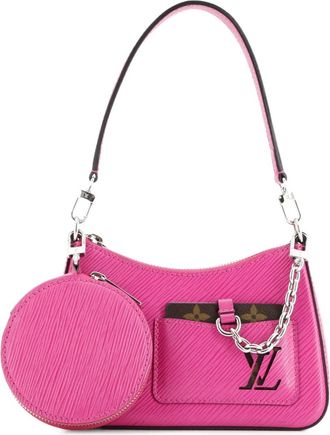 Louis Vuitton Marellini Handbag Epi Leather shoulder bag - Roze