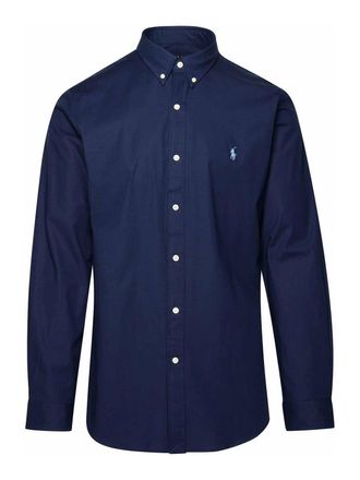 Polo Ralph Lauren Navy Stretch Cotton Shirt