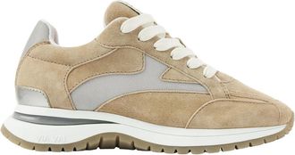 VIA VAI Usher Riggs Sneakers - Dames - Sneakers - Beige - 37 EU - Leer - Schoenen