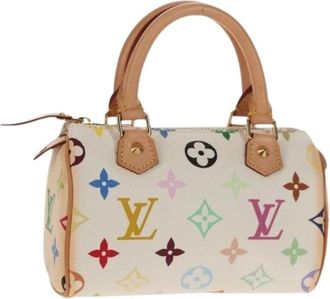 Louis Vuitton Pre-owned Mini Bags, female, Multicolor, Size: ONE SIZE Pre-owned Canvas Mini Bag