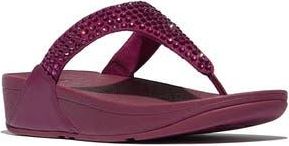 FitFlop Lulu Maxi-Crystal Toe Post Sandal in Ruby at Nordstrom Rack, Size 6.5
