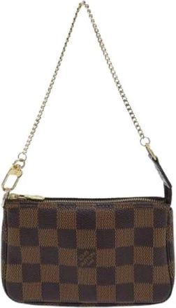 Louis Vuitton Pre-owned Mini Bags, female, Brown, Size: ONE SIZE Pre-owned Canvas Mini Bag