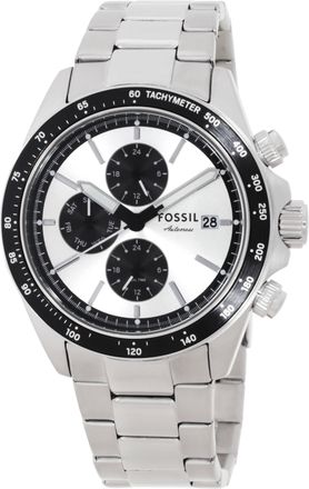 Fossil Autocross Multifunction Quartz Silver Dial Mens Watch FS6124
