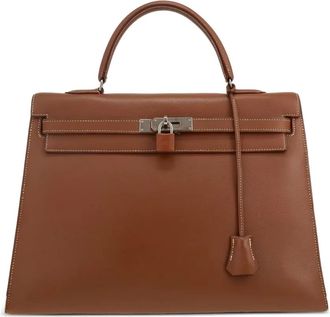 Herm&egrave;s 1989 Kelly 35 leren shopper - Bruin