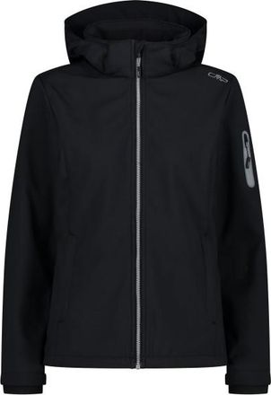 F.lli Campagnolo Softshell Jacket Zip Hood Softshelljacke für Damen | schwarz