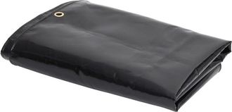 vidaXL Tarpaulin 650 g/m&sup2; 3x4 m Black Vidaxl