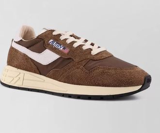 Autry nylon leather low-top sneakers