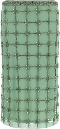 Pinko Green New Carrieri Skirt