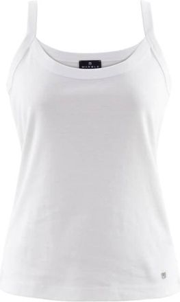 Marble Scotland Womens Basic Tank In White