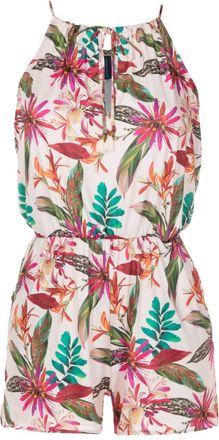 Lygia & Nanny Laya botanical-print playsuit - women - Polyester/Elastane - 40 - Multicolour