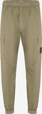 Stone Island Jogging-Hose aus Baumwolle mit besticktem Logo