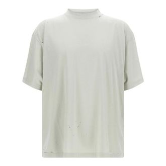 Balenciaga Blackletter Script Oversized T-Shirt - female - Balenciaga - T-Shirts - Beige - L - Tops