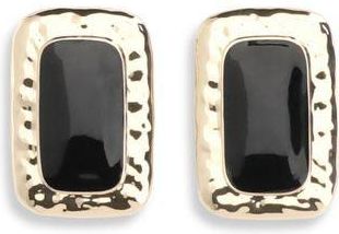 Self Portrait Gouden Messing Oorbellen