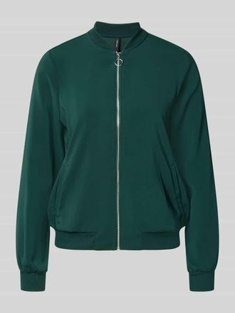 Vero Moda Regular Fit Blouson mit Rei&szlig;verschluss-Detail in Dunkelgruen, Gr&ouml;&szlig;e XL