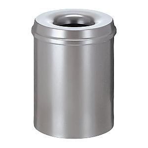 EKO V-part - Papelera De Seguridad Acero Autoextinguible Capacidad 15 L
