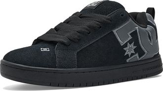 DC Court Graffik SE Mens Skate Shoes Black/Grey : 10.5 D - Medium, Leather