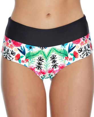 Body Glove Womens Sweetie High Waisted Bikini Bottom In Reflection