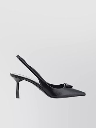 Prada calfskin geometric toe pumps