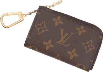 Louis Vuitton Blue Monogram Coin Purse/Coin Case (Pre-Owned)