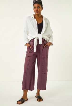 Roman Jersey Cargo Culotte