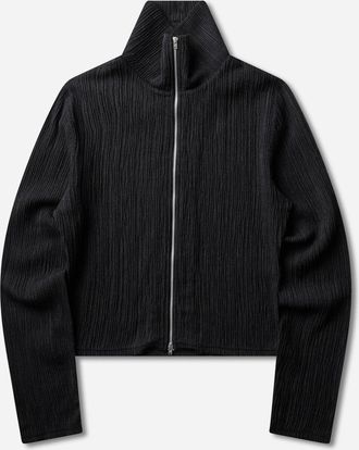 Our Legacy Women s Slim Zip Longsleeve Obsidian
