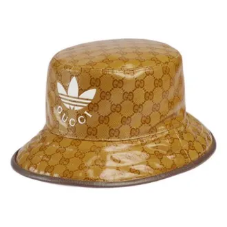Gucci x adidas Bucket Hat Beige Brown 696484-4HAP2-7164