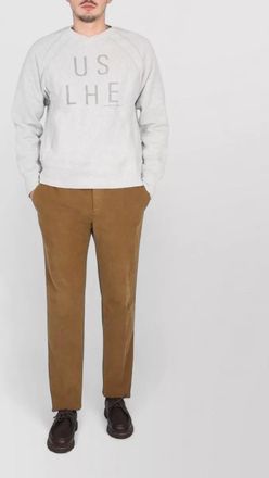 Engineered Garments logo print crewneck sweatshirt