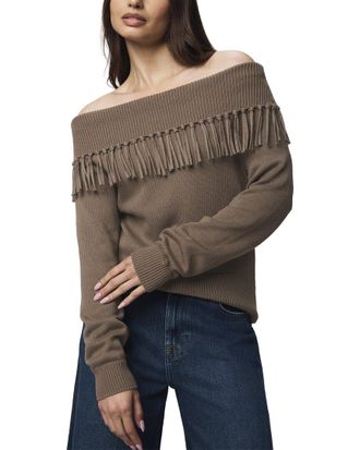 Splendid Simone Fringe Sweater