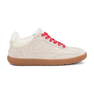 Ganni Sneakers, female, Beige, Size: 11 US 08 Canvas Raw Edge