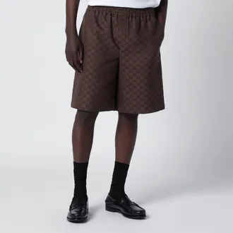 Gucci Shorts in GG linen blend fabric