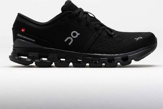 On Mens Cloud X4 Running Shoes In Black/eclipse