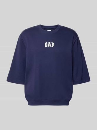 GAP T-Shirt mit Rundhalsausschnitt und Logo-Print in Marine, Gr&ouml;&szlig;e XXL